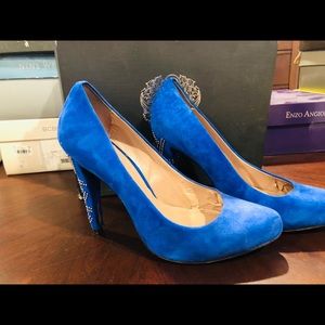 Royal blue heels